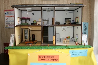 手作りで作成したモデルハウス