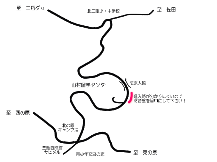 センターの位置図