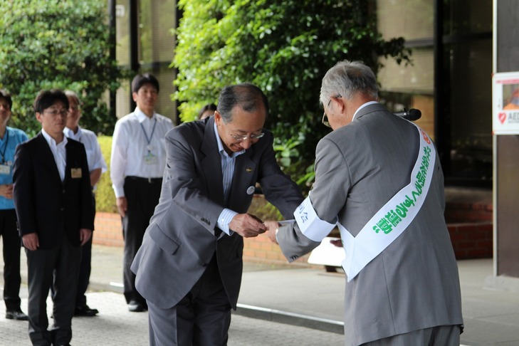 大田市保護司会長がメッセージを伝達