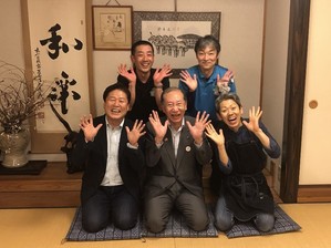 平田さんと市長との会食