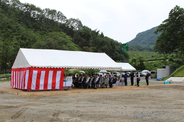 西部消防署庁舎建設地で起工式がおこなわれました