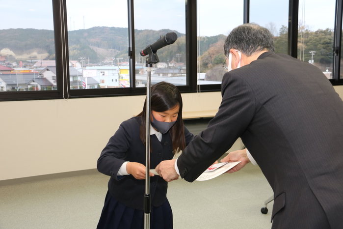 表彰式の様子