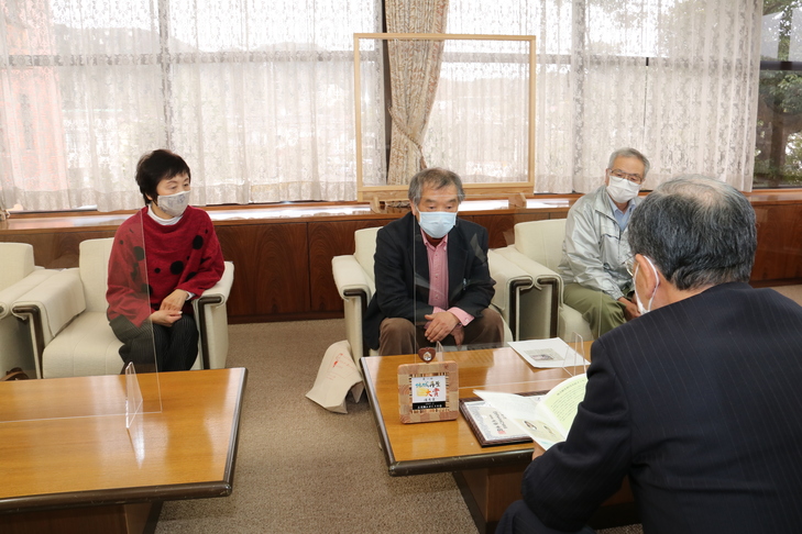 市長と語るガイドの会の安立会長