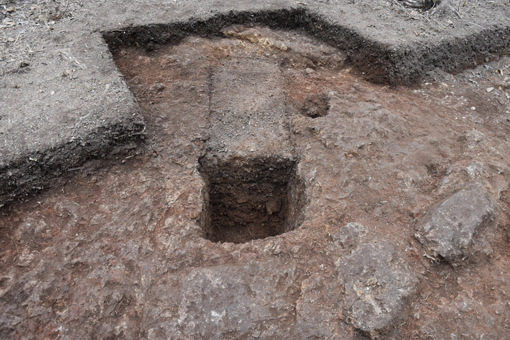 明治時代のやぐらの跡