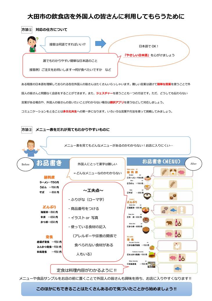 飲食店利用促進チラシ（画像）