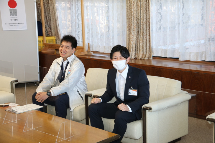 抱負を語る山本さん