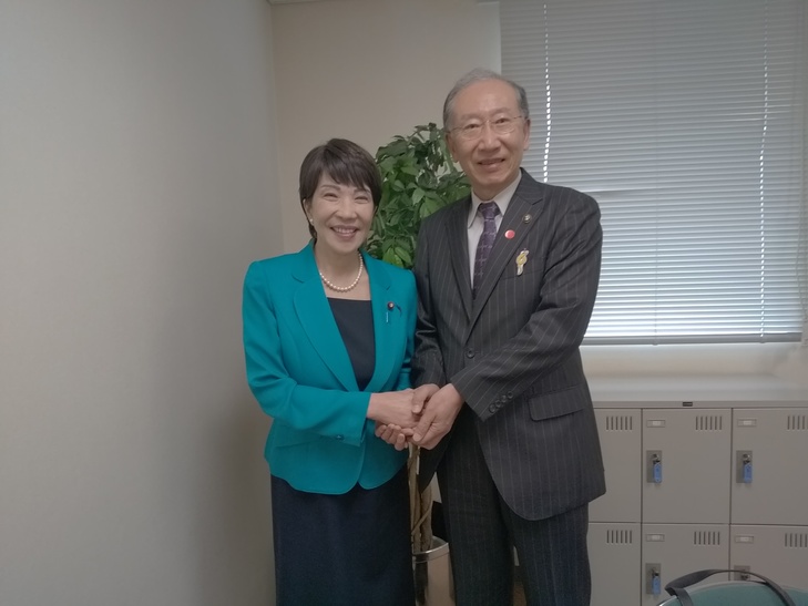 高市大臣と市長