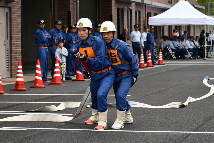 祖式分団の操法操作２