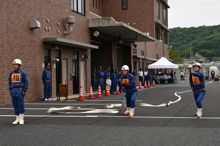 祖式分団の操法操作３