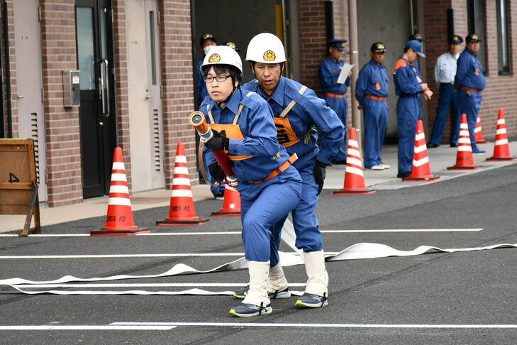 志学分団の操法操作２ー２