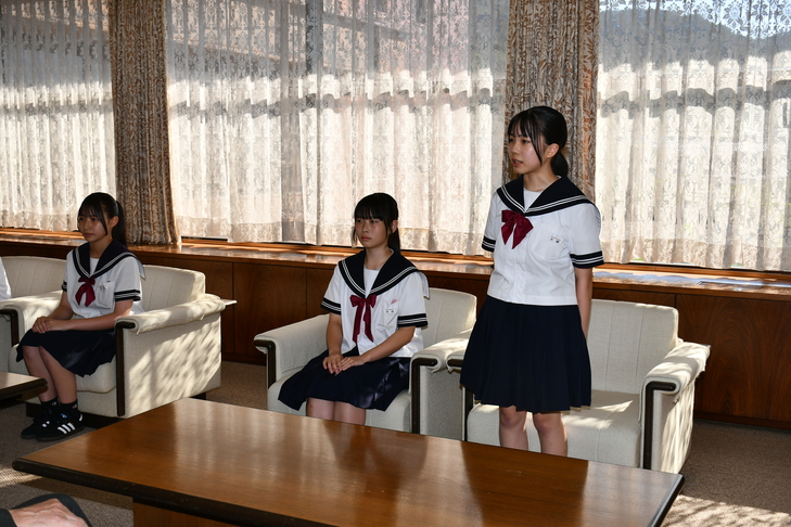意気込みを語る主将