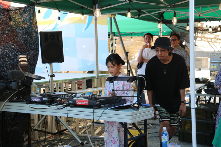 DJ O-ISHIとDJ ATSUによるDJ体験と即興Live play