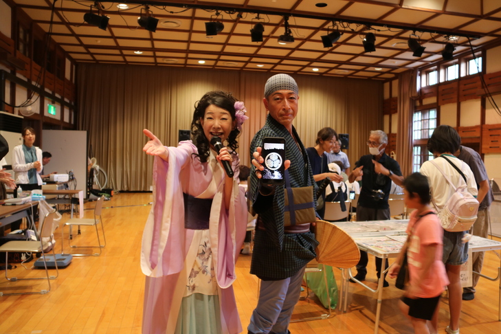綿貫さんによる歌謡ショー