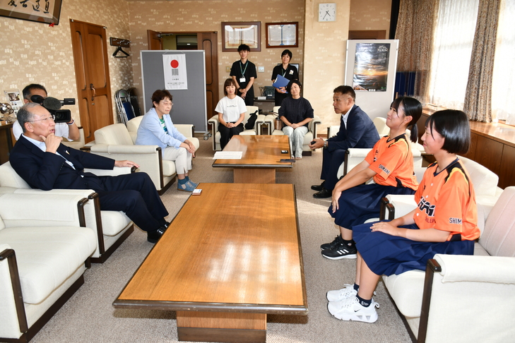取材会場全体