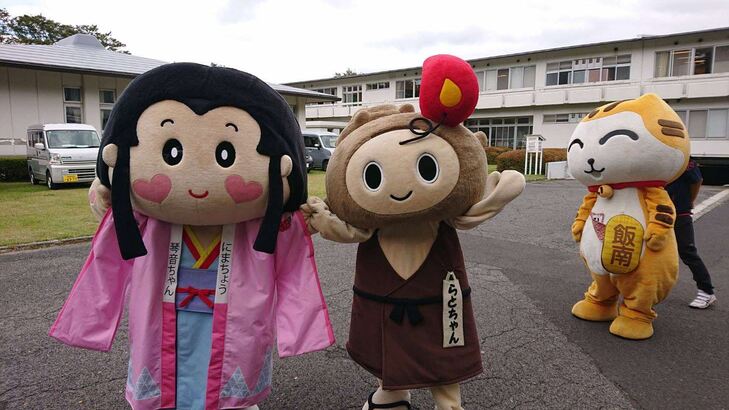 ゆるキャラ写真撮影