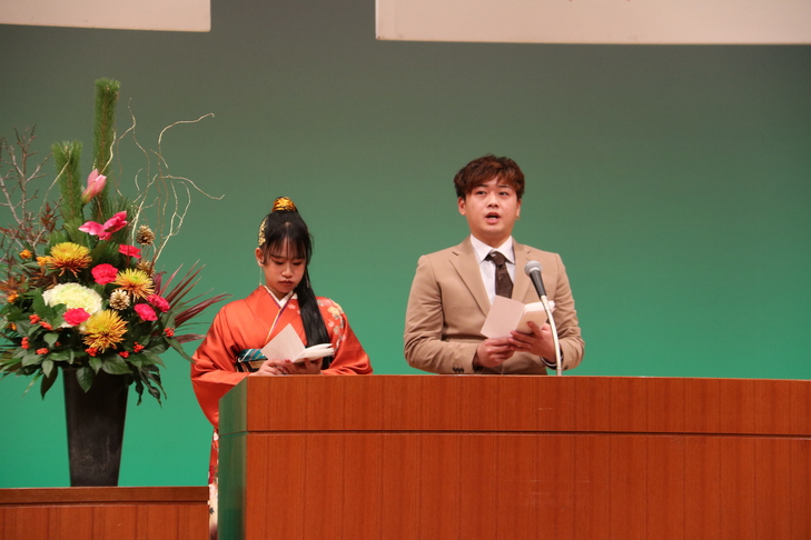決意表明をする神宮寺さん