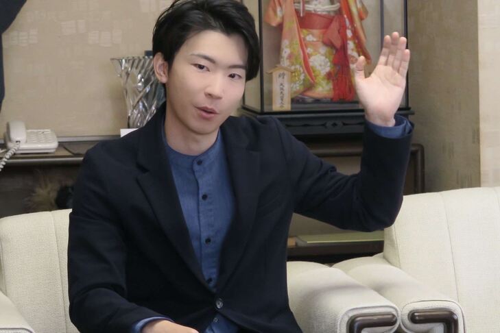 説明する竹内さん