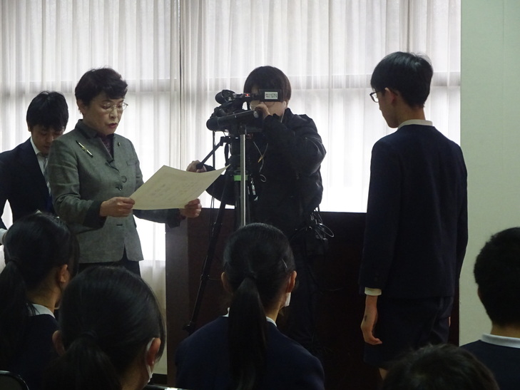 表彰式の様子１