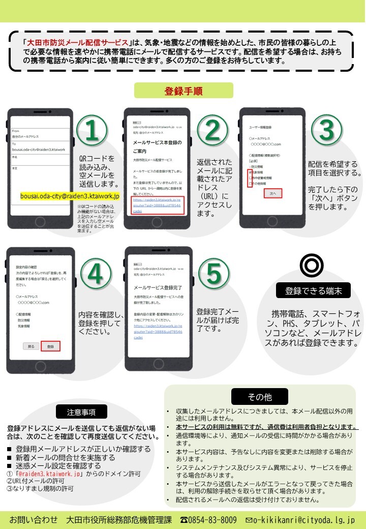 チラシ裏面