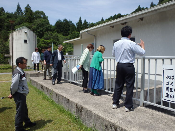 三瓶浄水場施設見学２