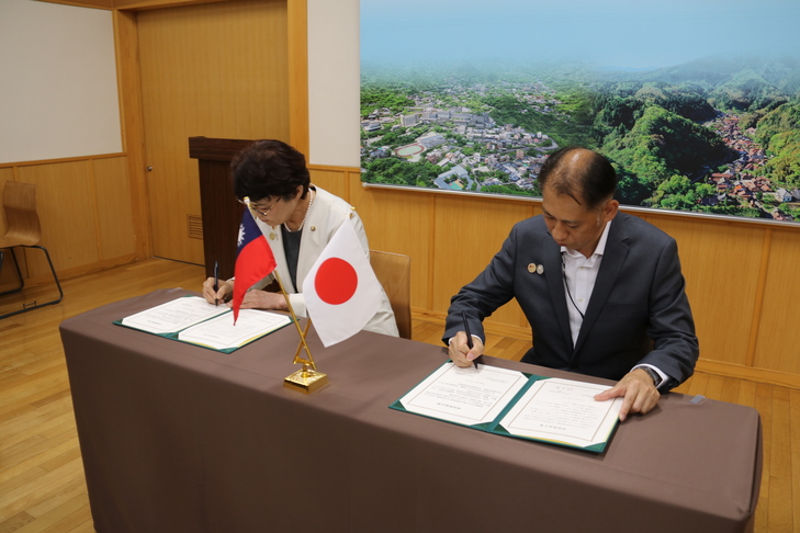 武田教育長と林館長