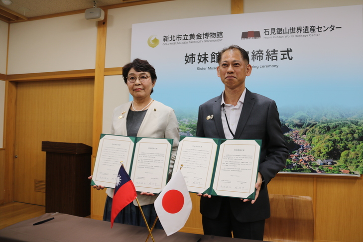 武田教育長と林館長