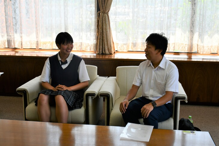 西本さんと顧問の先生