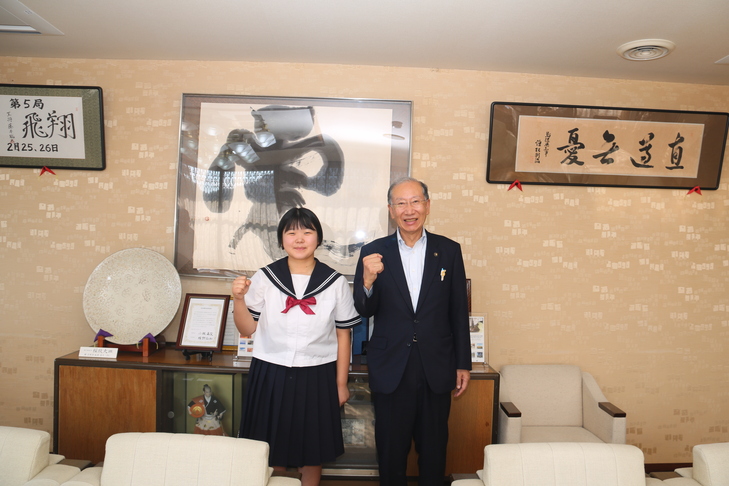 市長と野原さん