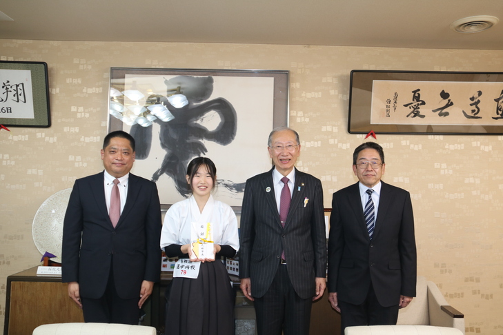 市長と小原さん