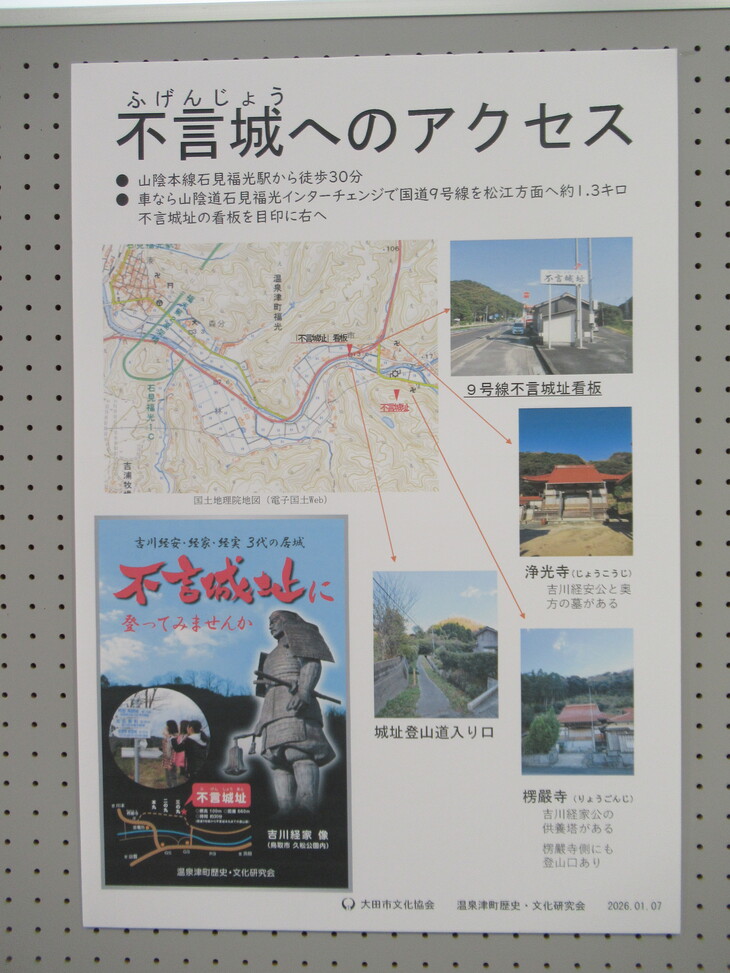 不言城パネル展