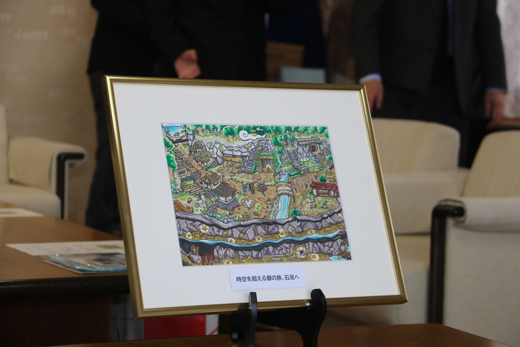 重谷さんの作品『時空を超える銀の旅、石見へ』