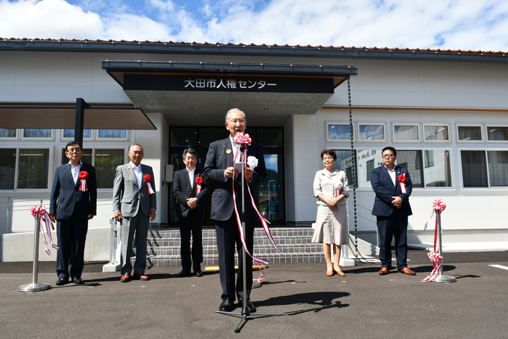 市長開所宣言