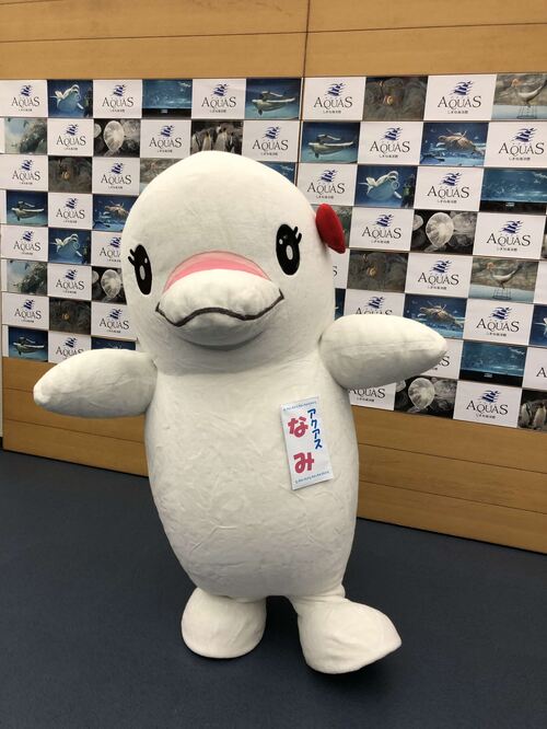 シロイルカなみちゃん