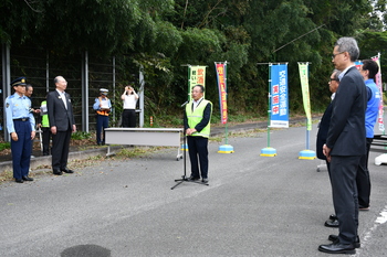 交通安全協会会長あいさつ