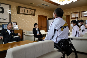 市長と懇談